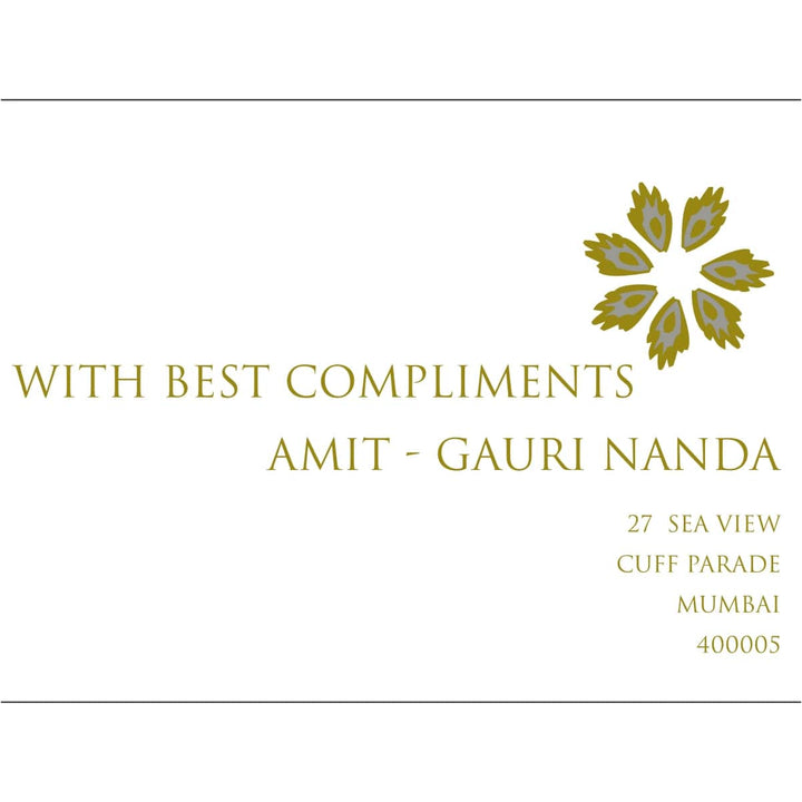 Gifts of Love Personalised Name Cards