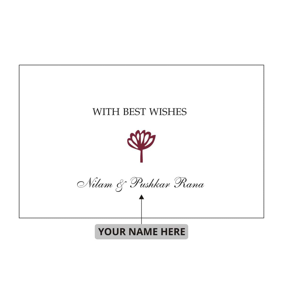 Gifts of Love Personalised Name Card