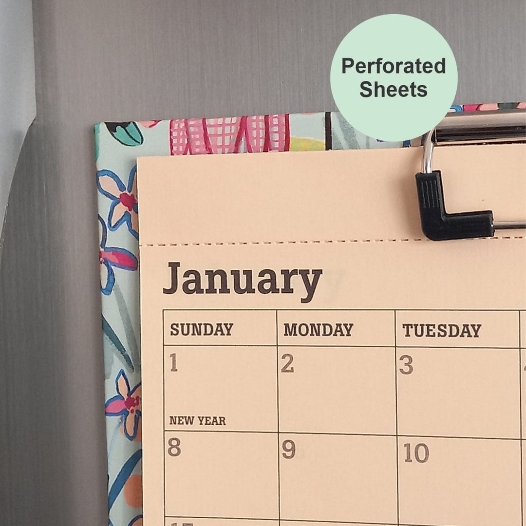 Gifts of Love 2023 Fridge Calendar & Wall Mountable Clipboard Calendar with Pen