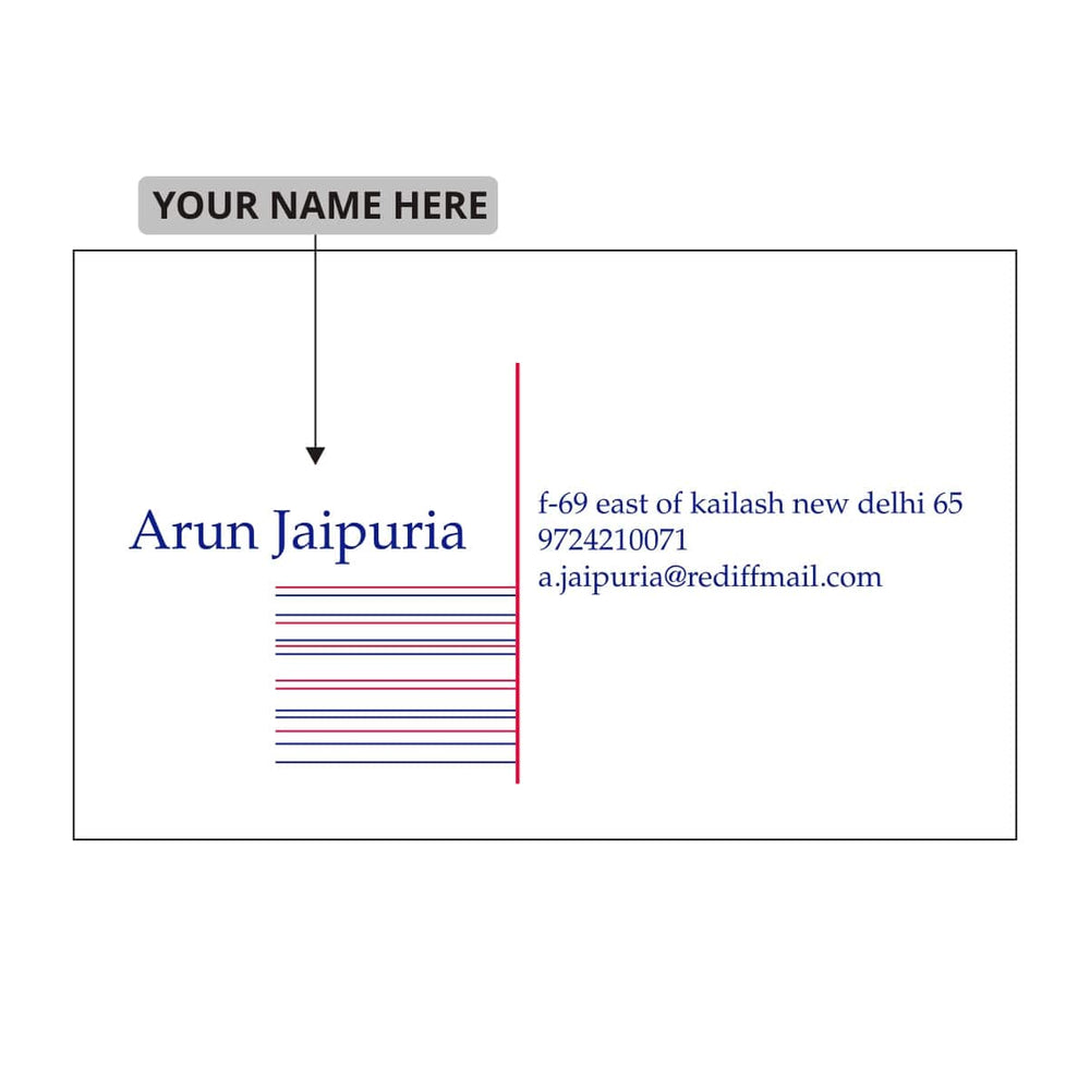 Gifts of Love Personalised Name Cards