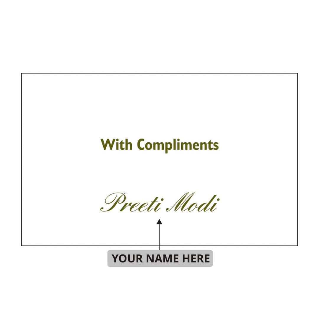 Name card personalised - 013
