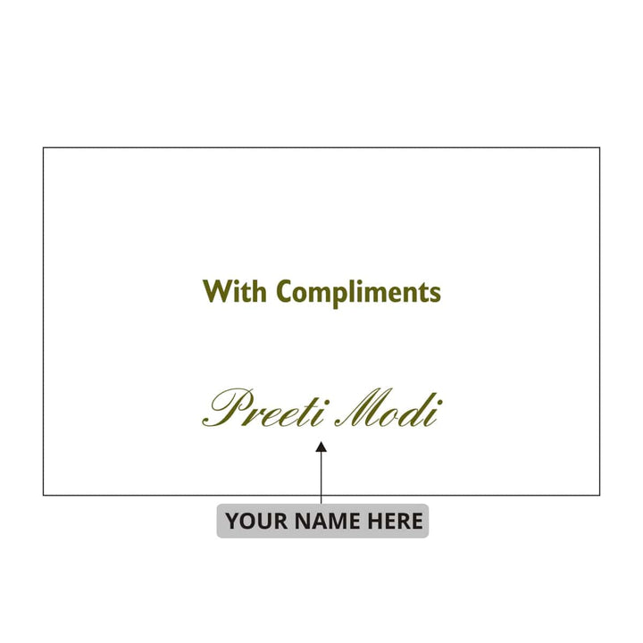 Name card personalised - 013
