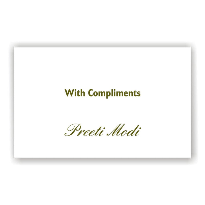 Name card personalised - 013