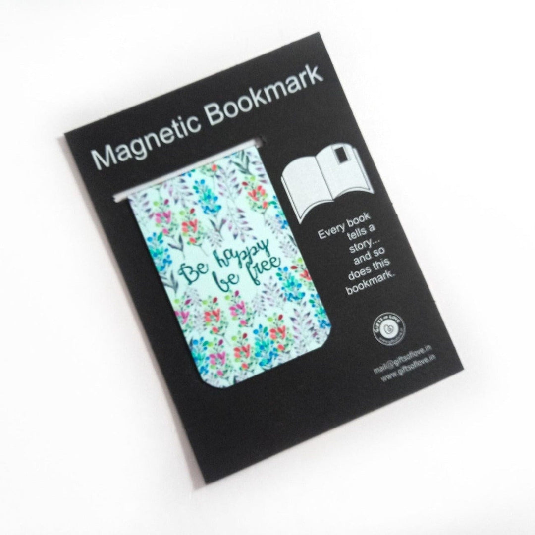 Gifts of Love Be Happy Be Free Magnetic Bookmark
