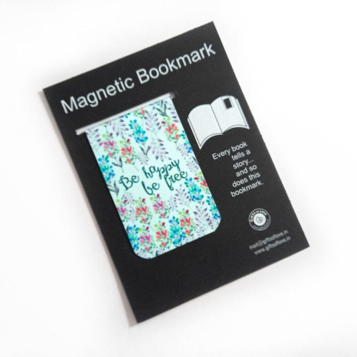 Gifts of Love Be Happy Be Free Magnetic Bookmark