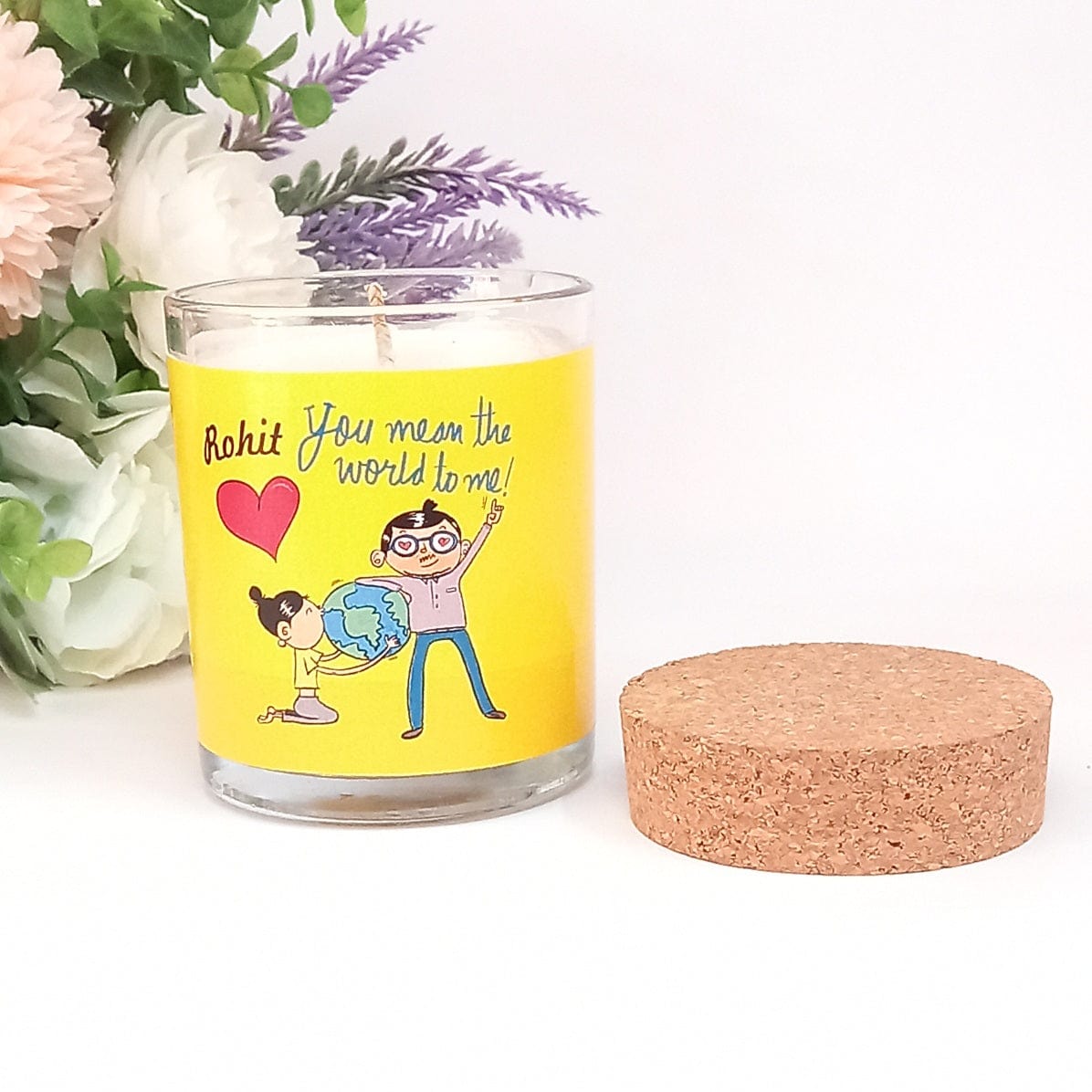 You Mean the World to Me | Ahava Personalised Candle