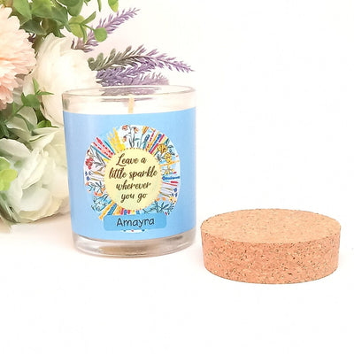 Leave a Little Sparkle Personalised Candle