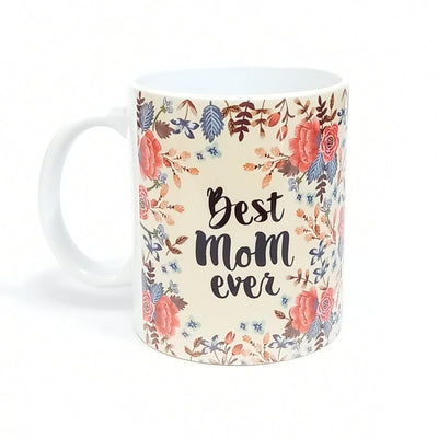 Coffee Mug Best Mom Ever Camellia