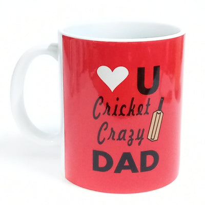Coffee Mug Cricket Crazy Dad