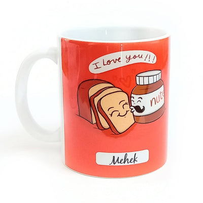 Personalised Coffee Mug I Love You