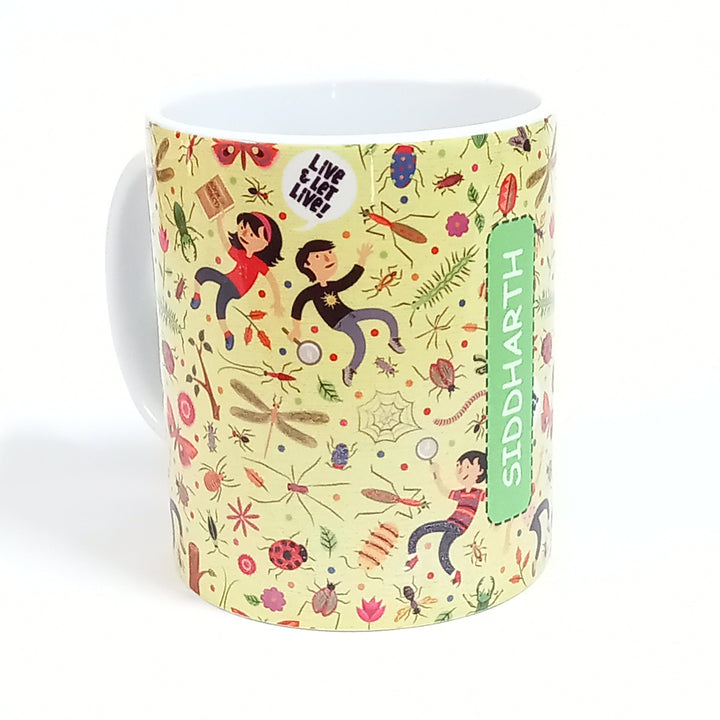Personalised Coffee Mug Live & Let Live