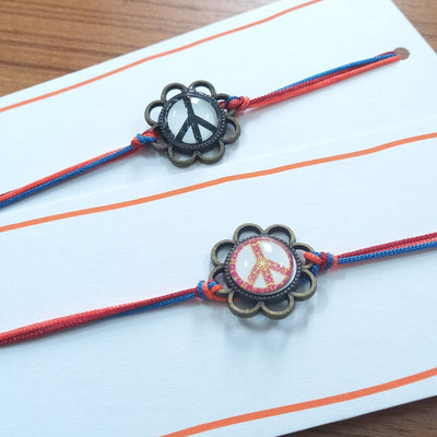 Gifts of Love Gifts of Love Peace Loving Rakhi | Set of 2