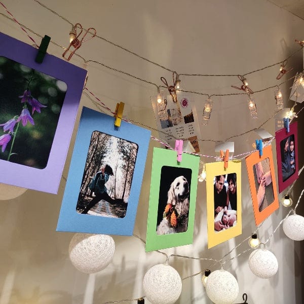 Happy Memories : Photo Holder with String