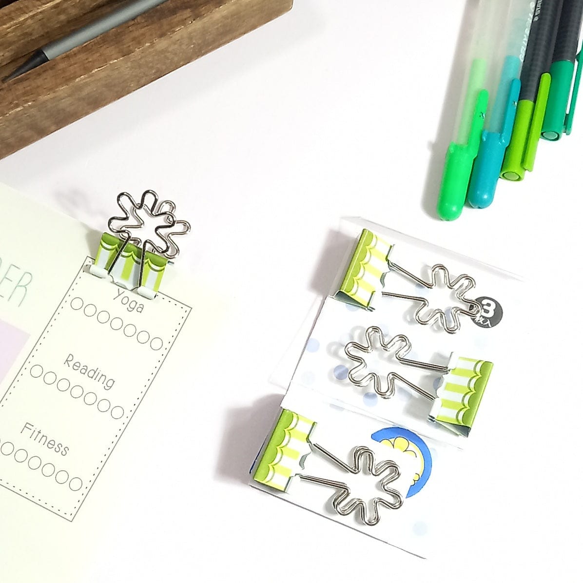 Gifts of Love Growing Plants Binder Clips