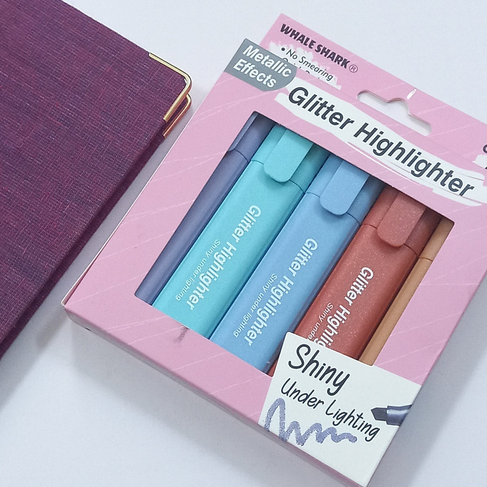 Gifts of Love | Mason Glitter Highlighters | Set of 5