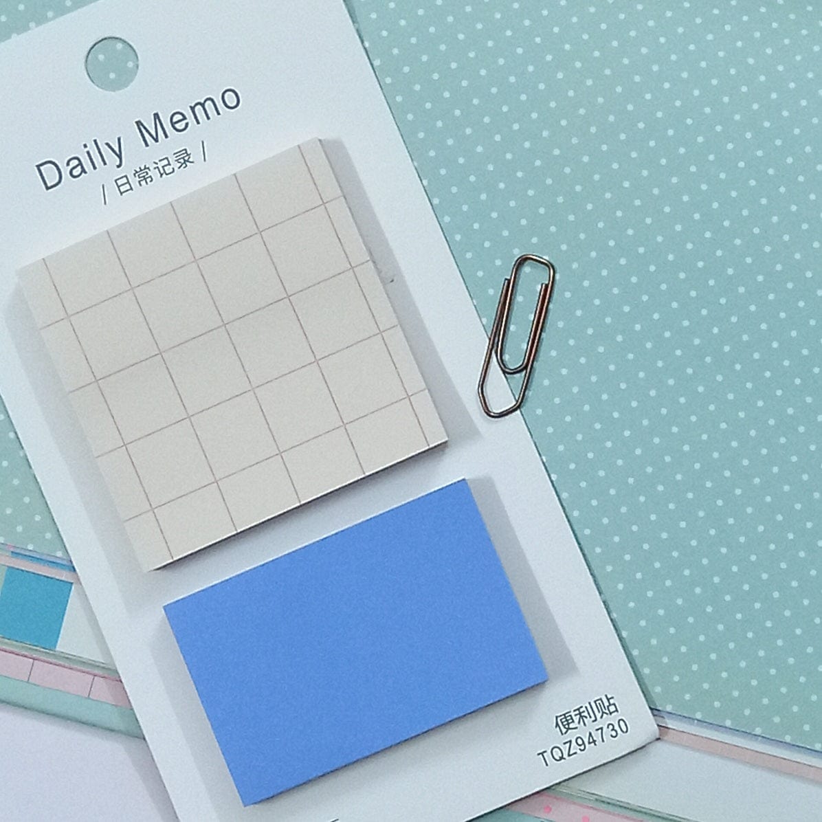 Nordic Checkered Daily Memo Sticky Note | Gifts of Love
