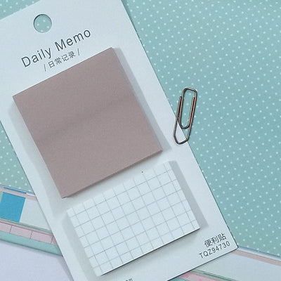 Nordic Checkered Daily Memo Sticky Note | Gifts of Love