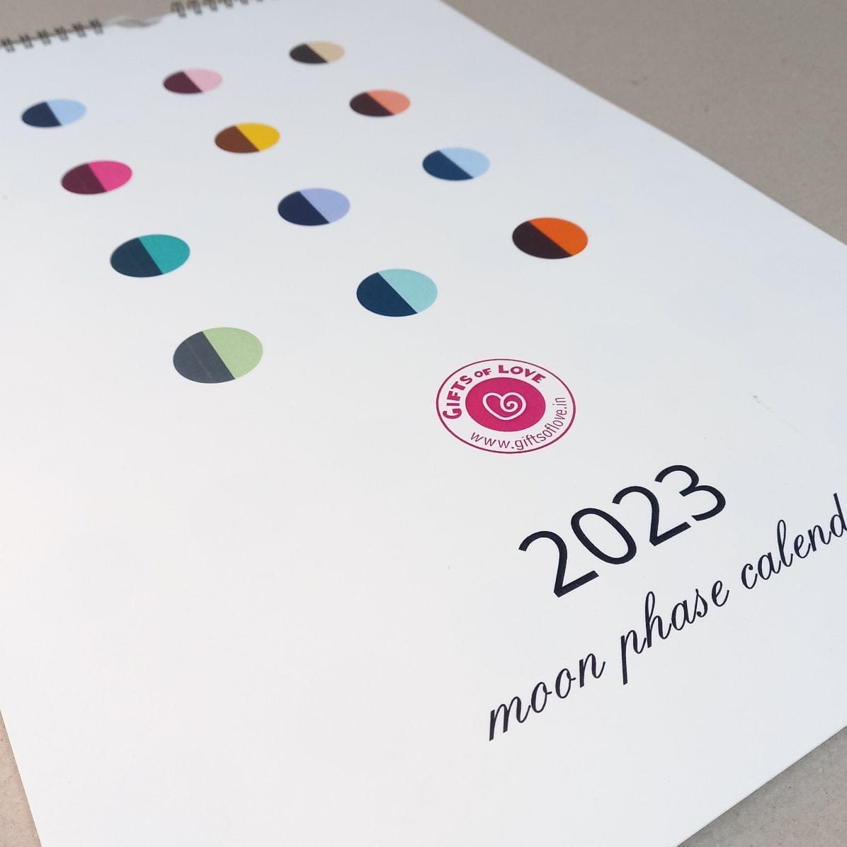 Gifts of Love 2023 Moon Phase Wall Calendar