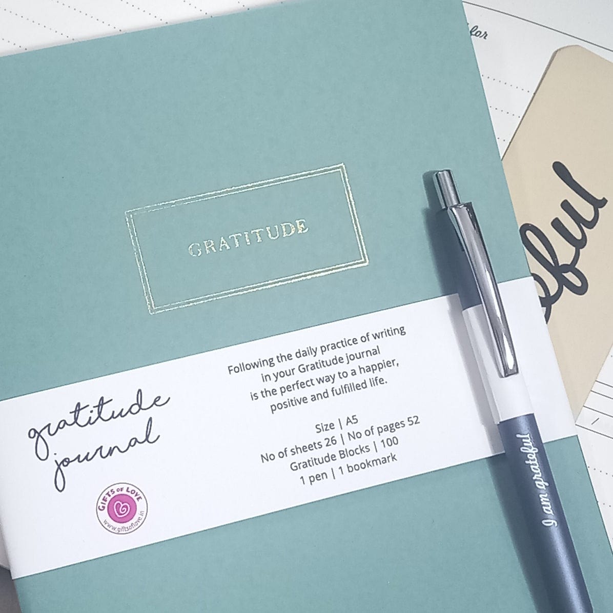 Gifts of Love Gratitude Journal with Pen