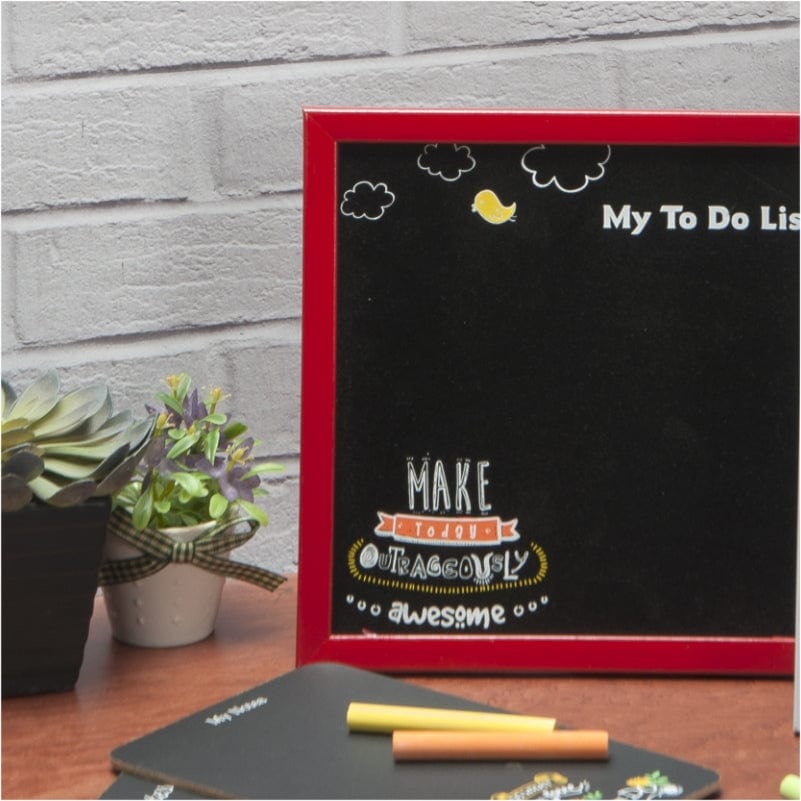 Make Today Outrageously Awesome - Medium Chalk Art Chalkboard