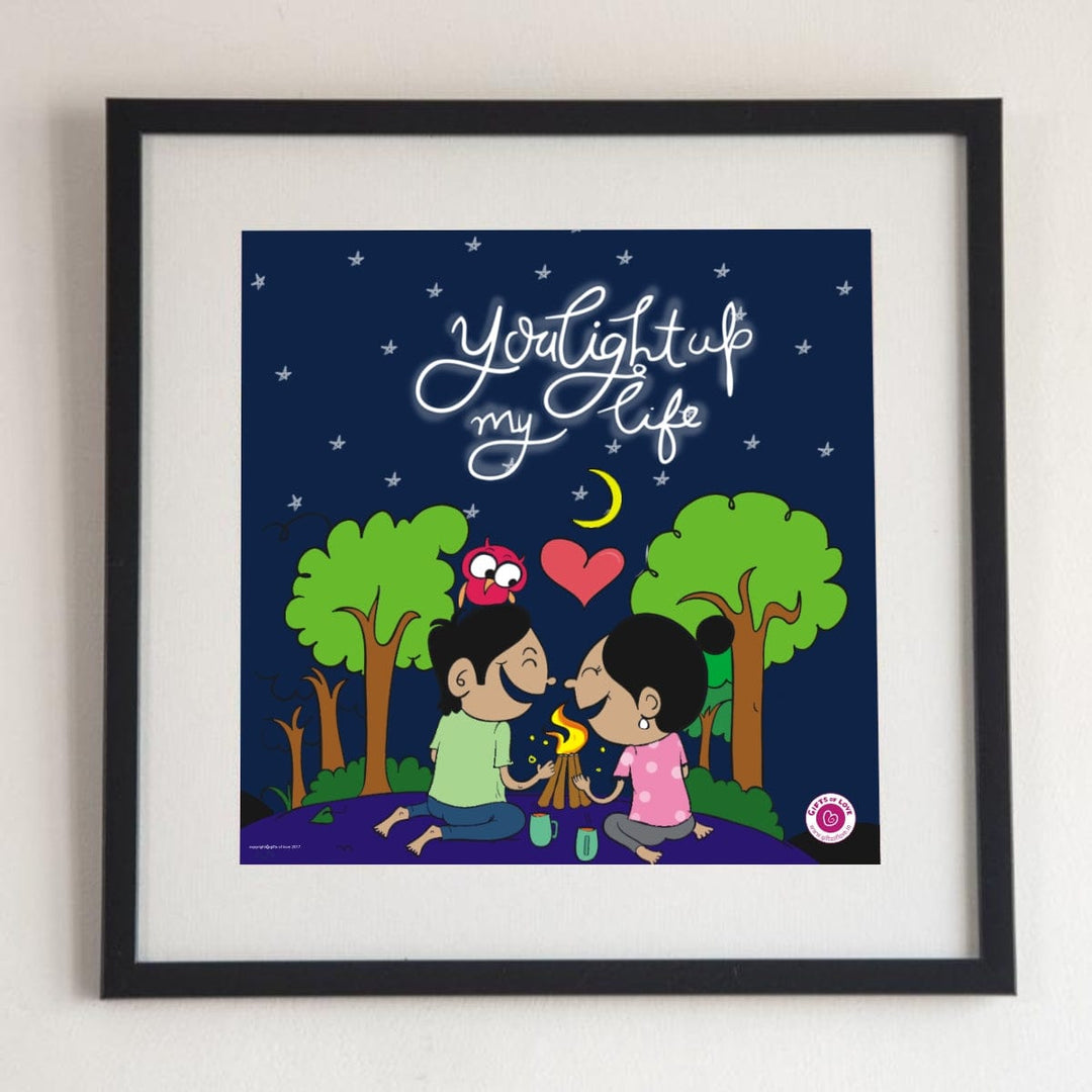Gifts of Love Wall Art Ahava You Light up My Life