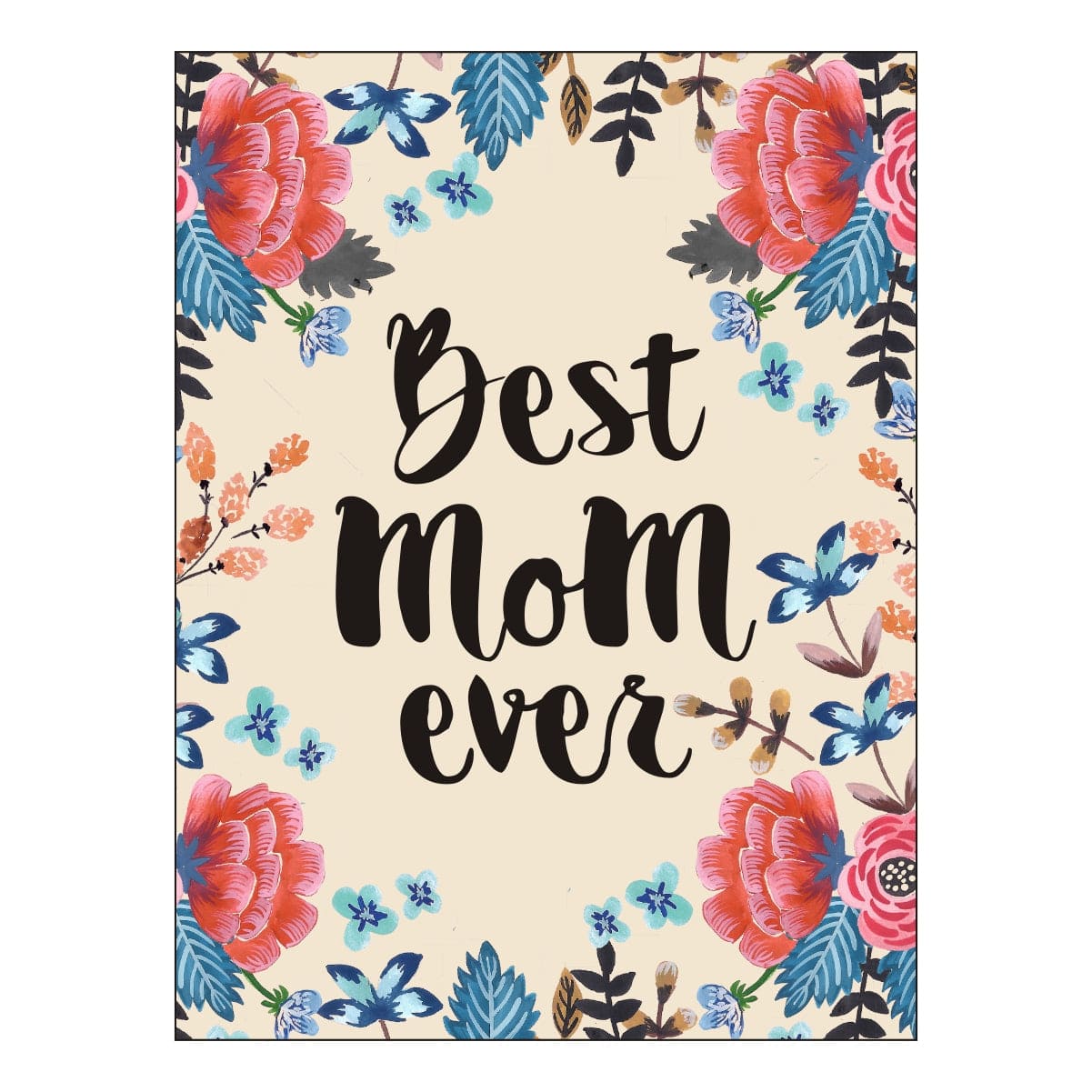 Gifts of Love MOM - Best Mom Ever Camellia - Greeting Card Jumbo