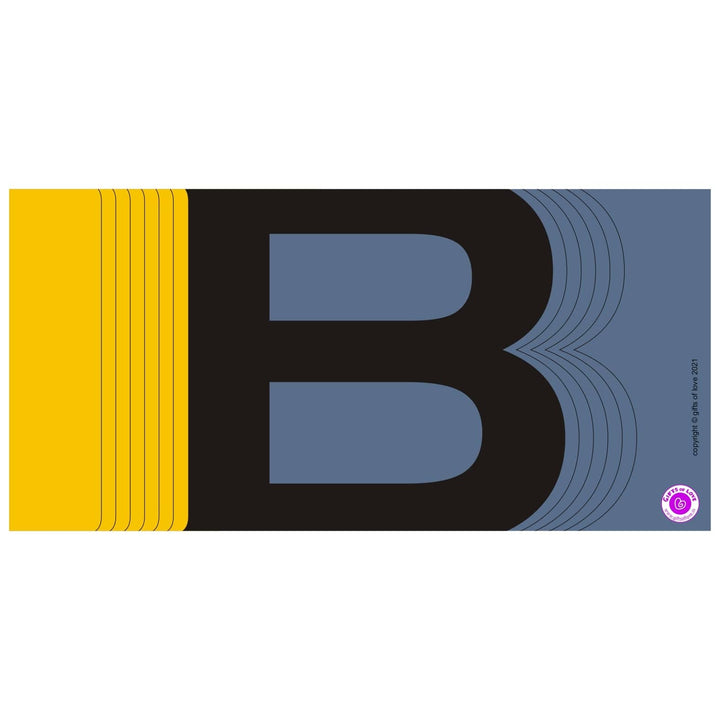 Monaco Initial Coffee Mug