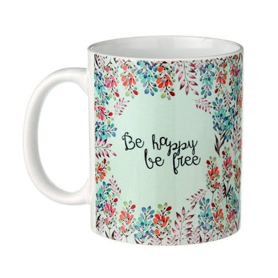 Be Happy Be Free - Rosetta Coffee Mug 
