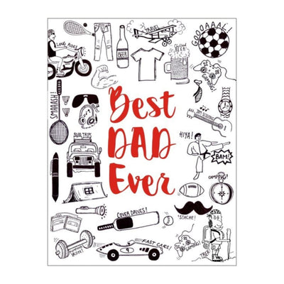 Gifts of Love Best Dad Ever - Jumbo Greeting Card