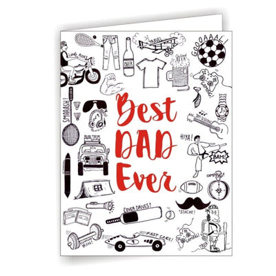 Gifts of Love Best Dad Ever - Jumbo Greeting Card