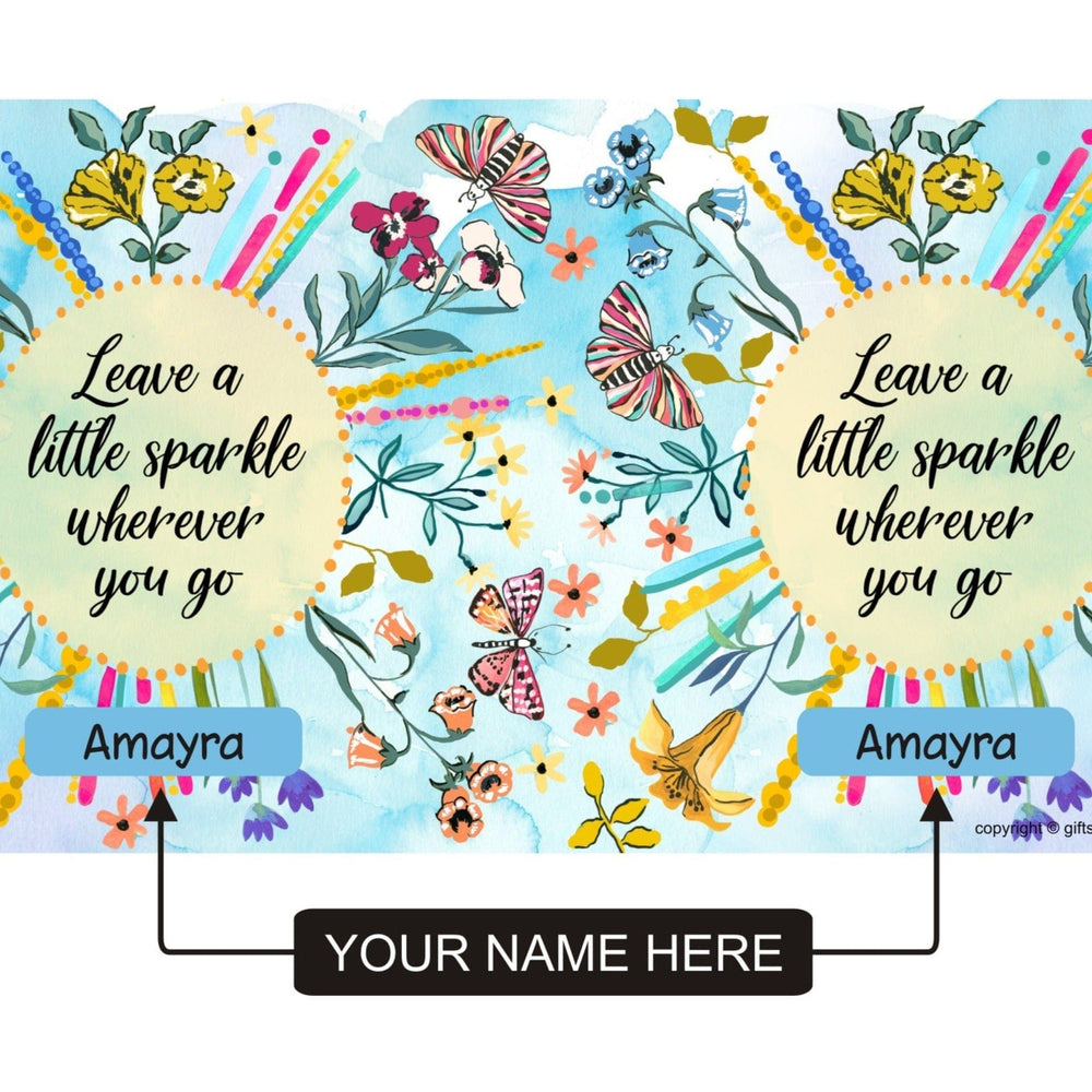 Personalised Coffee Mug Leave a Little Sparkle