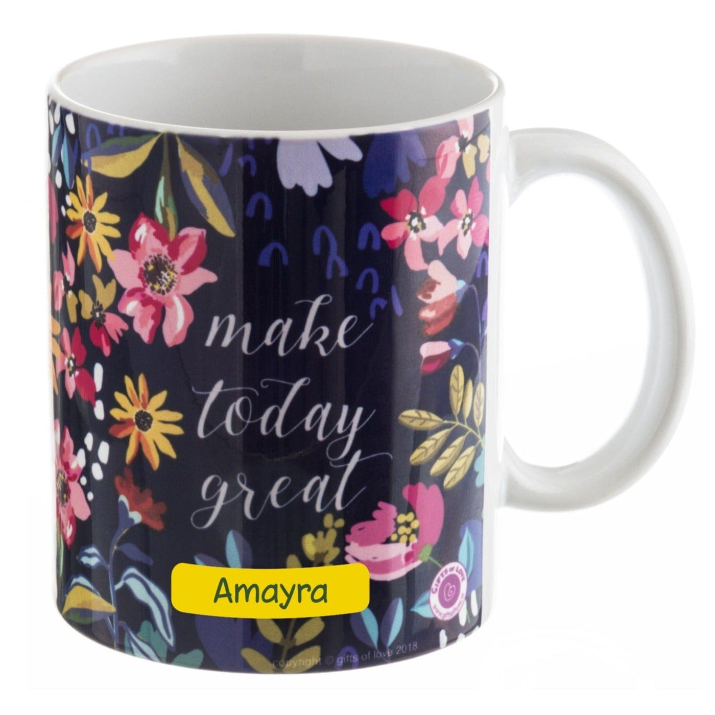 Gifts of Love Personalised Coffee Mug Make Today Great