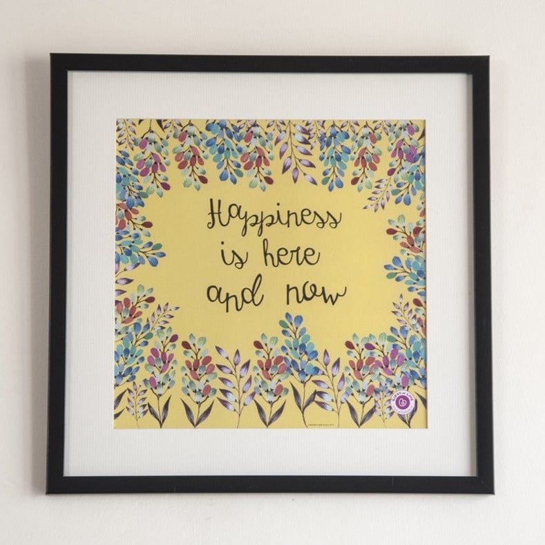 Wall Art Rosetta - Happiness is here and now