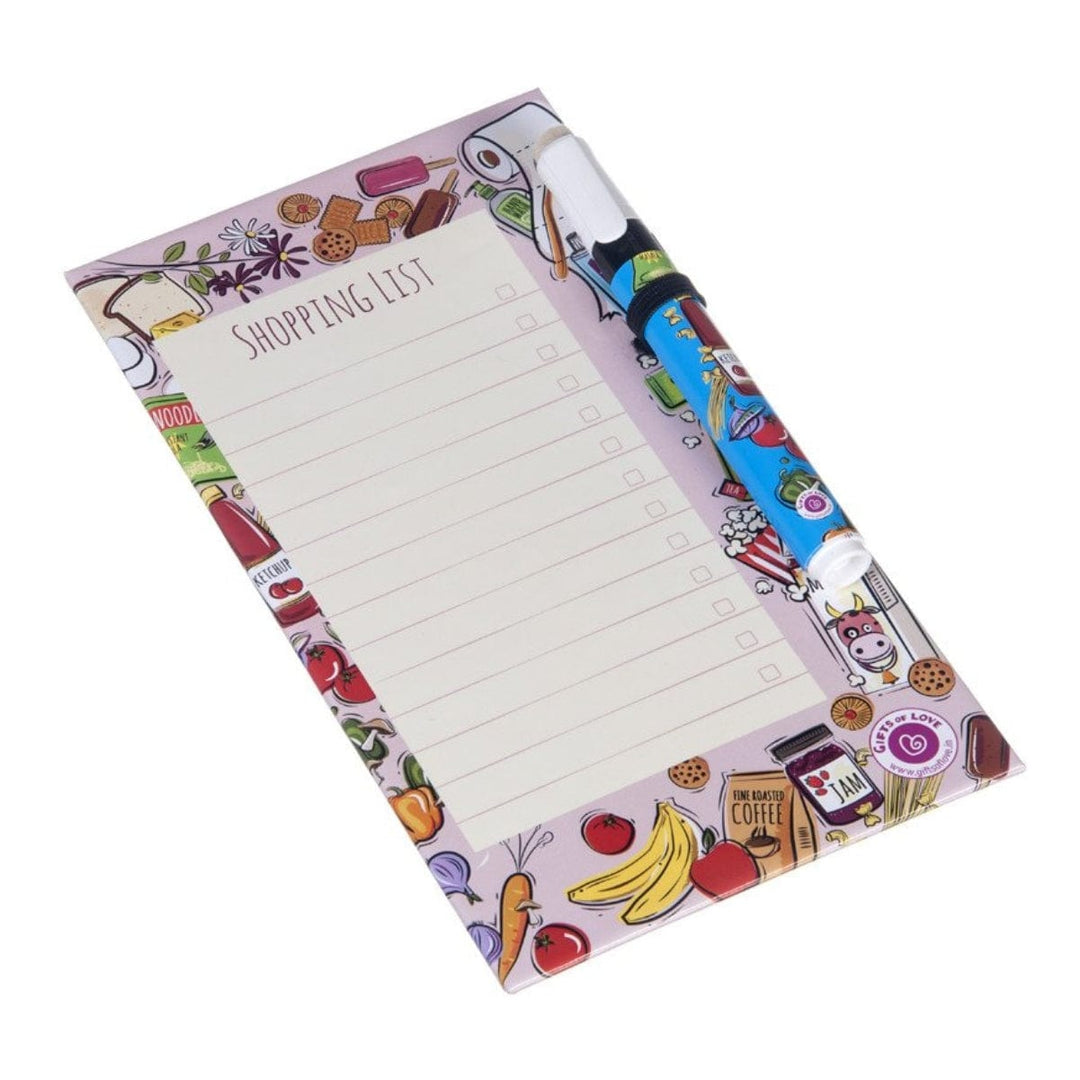 Gifts of Love Rewritable Dry Erase Board Shopping List