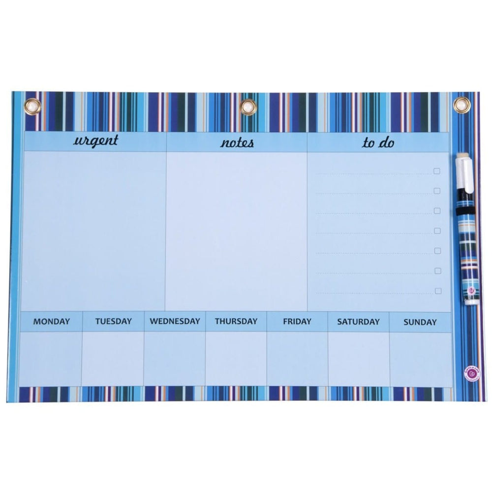 Gifts of Love Dry Erase Board Big - Blue Stripe Handy Planner