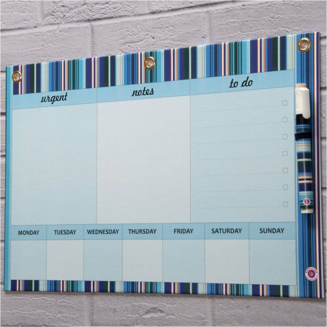 Gifts of Love Dry Erase Board Big - Blue Stripe Handy Planner
