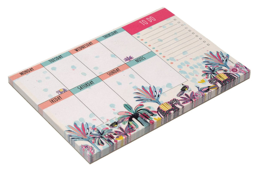Indian Savannah Weekly Planner Notepad