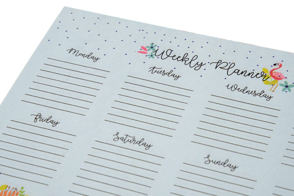 Gifts of Love Notepad Flamingo Weekly Planner