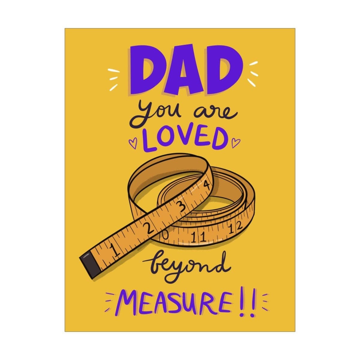 Gifts of Love Dad You are Loved - Greeting Card