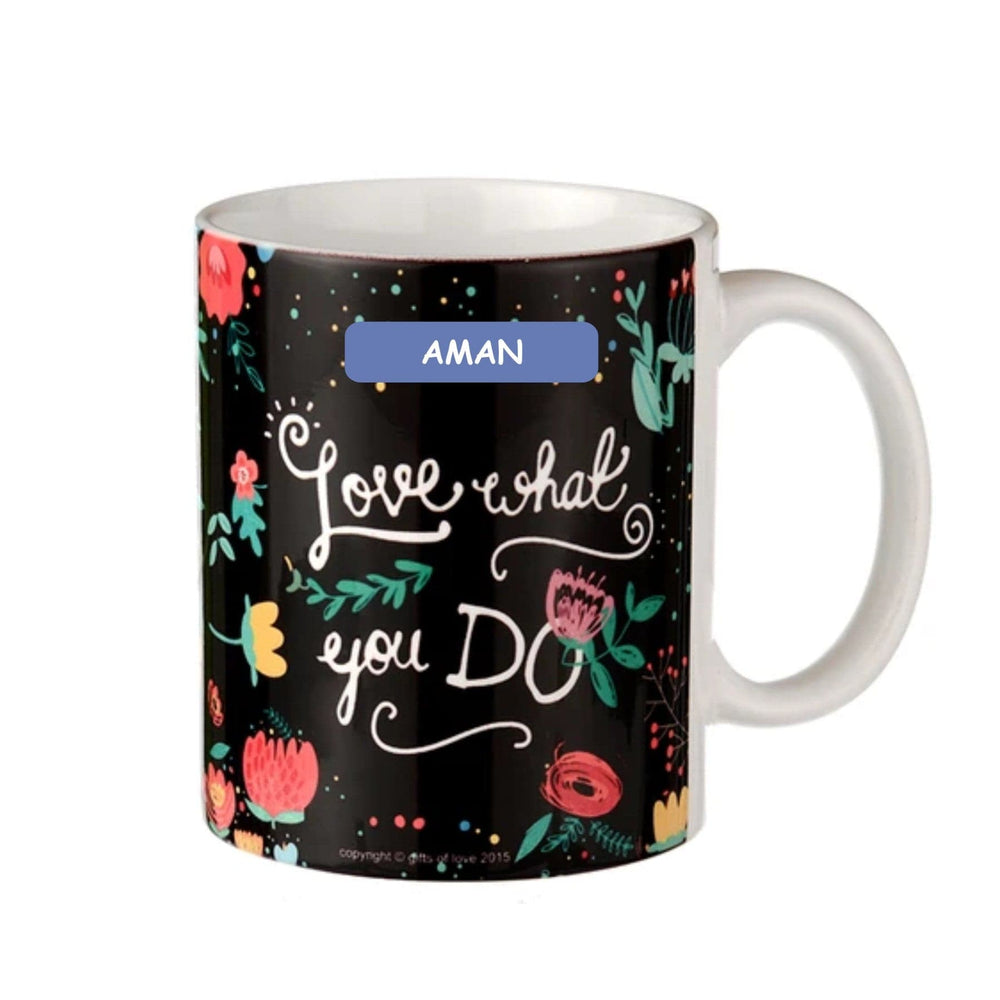 Personalised Coffee Mug Chalk Art Do What You Love