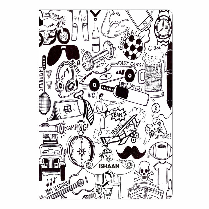 Gifts of Love Personalised Soft Cover Notebook A5 Dude