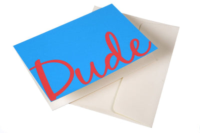 Dude Sneck - Greeting Card