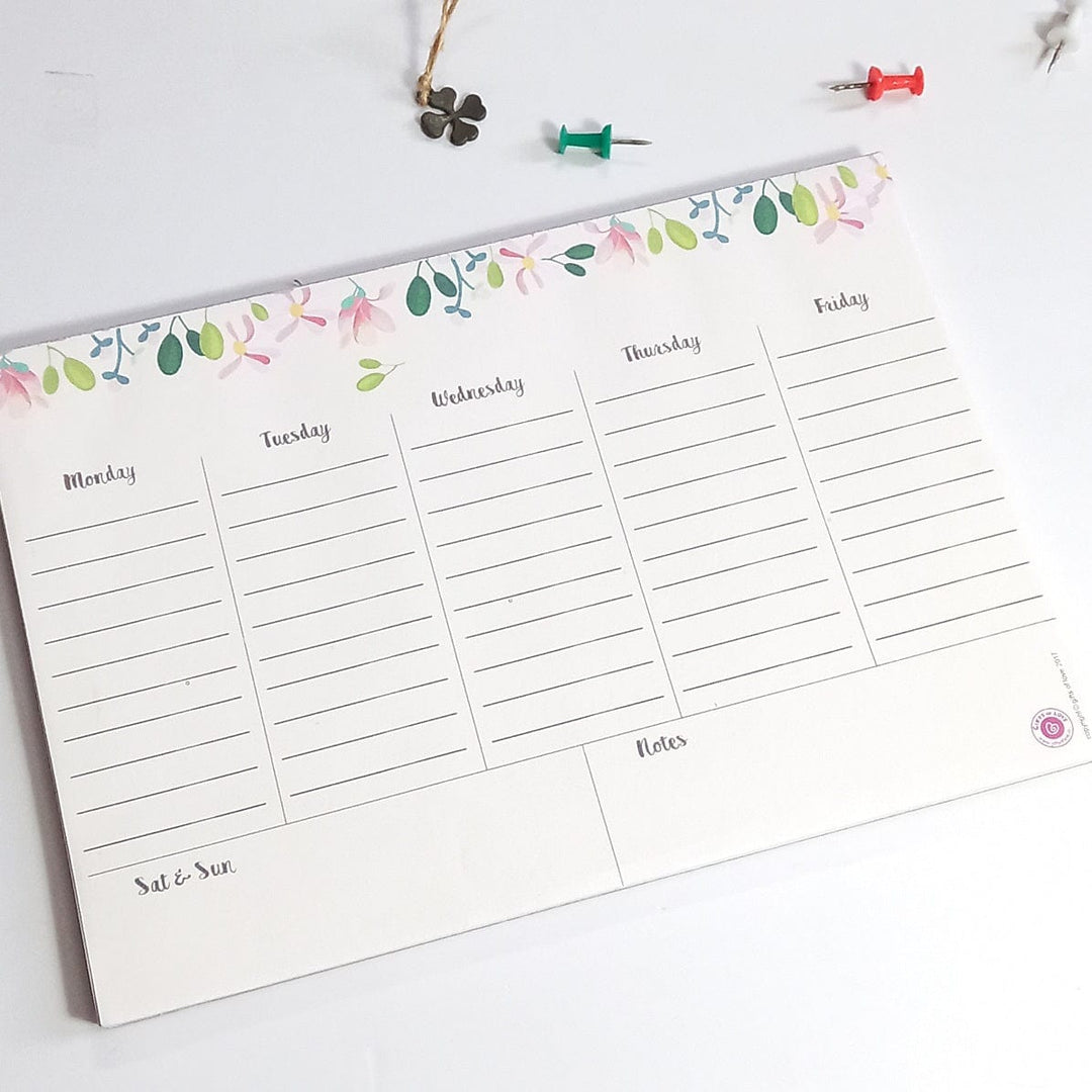 Gifts of Love Abbey Weekly Planner Notepad 2