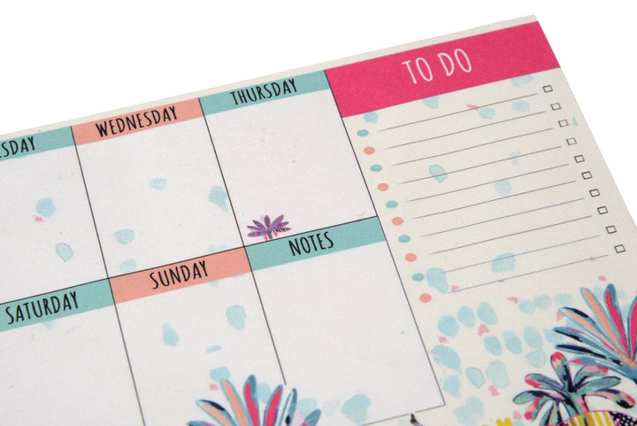 Indian Savannah Weekly Planner Notepad