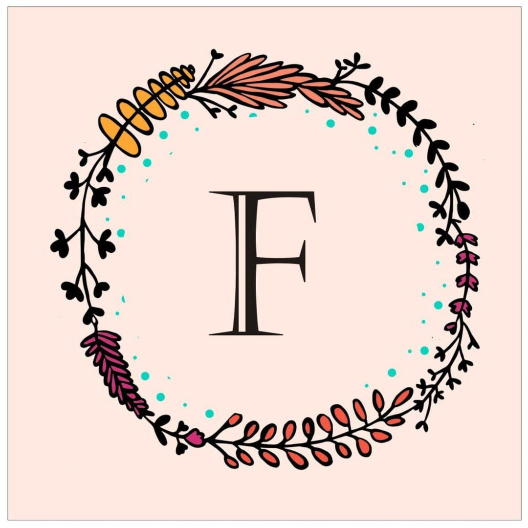 Gifts of Love Coffee Mug Initial F Laila