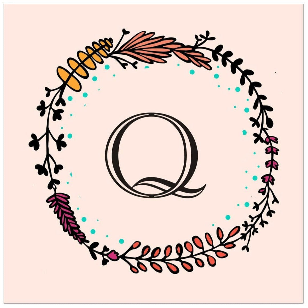 Gifts of Love Coffee Mug Initial Q Laila