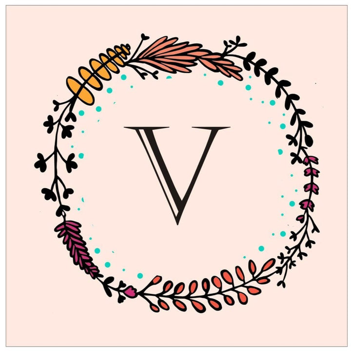 Gifts of Love Coffee Mug Initial V Laila