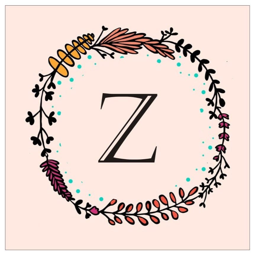 Gifts of Love Coffee Mug Initial Z Laila