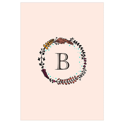 Gifts of Love Notebook Monogram Initial B Laila