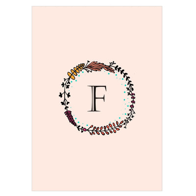 Gifts of Love Notebook Monogram Initial F Laila